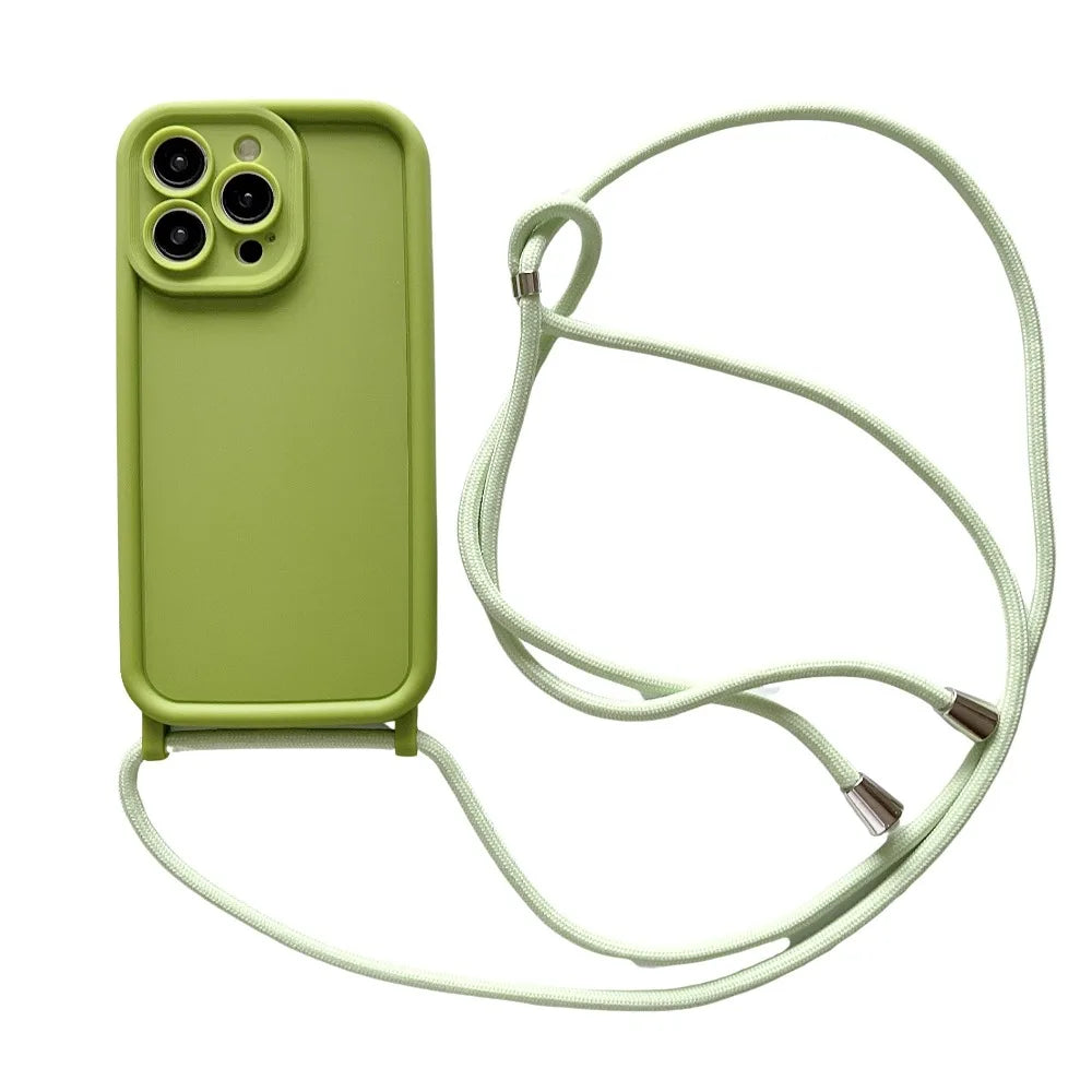 Crossbody Phone Case with Adjustable Strap for iPhone