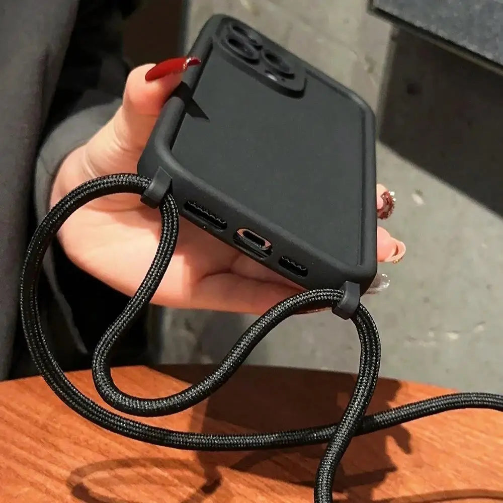 Crossbody Phone Case with Adjustable Strap for iPhone