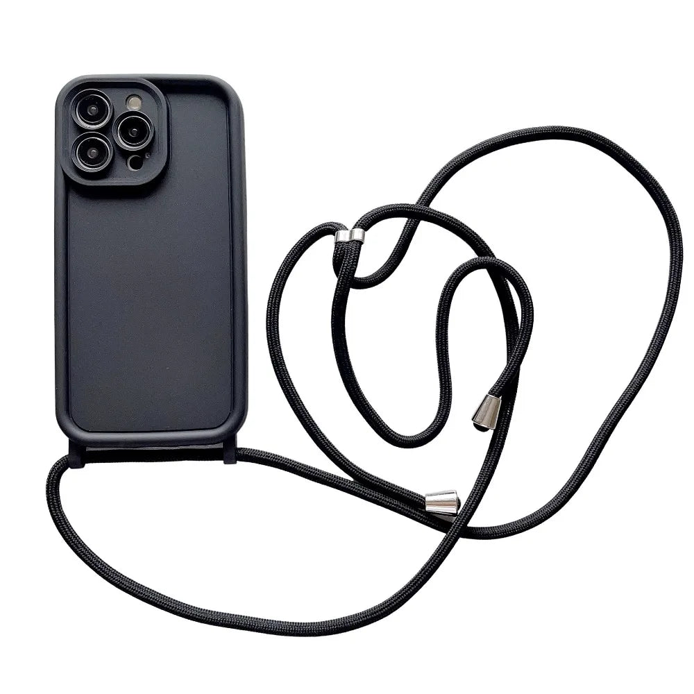 Crossbody Phone Case with Adjustable Strap for iPhone