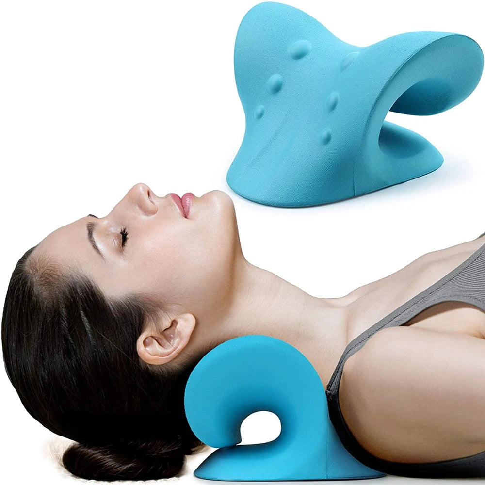 Neck & Shoulder Relaxation Pillow for Daily Stretching