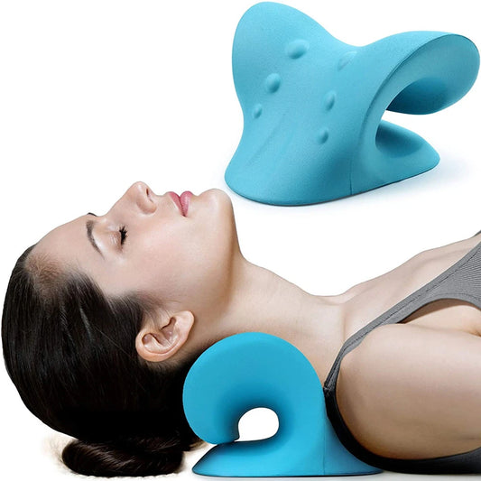 Neck & Shoulder Relaxation Pillow for Daily Stretching