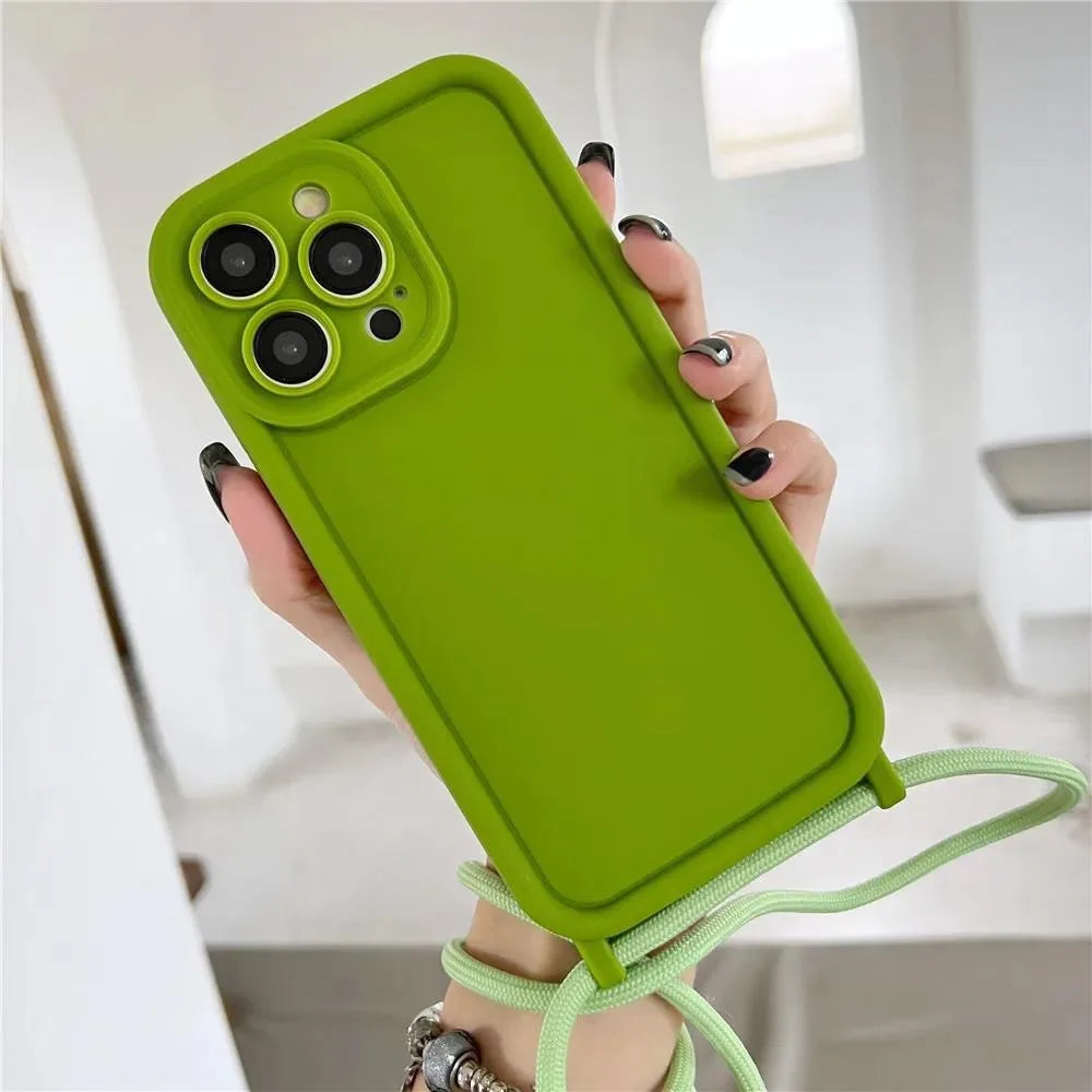 Crossbody Phone Case with Adjustable Strap for iPhone