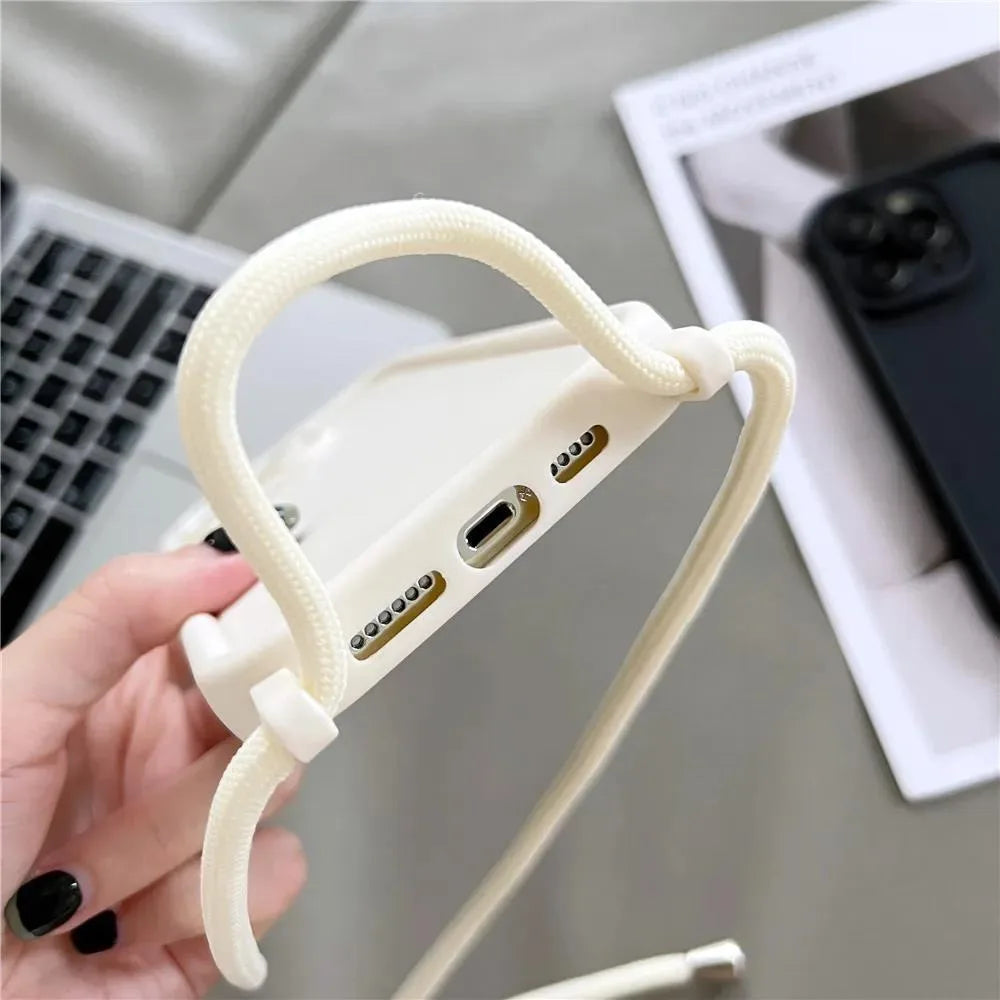 Crossbody Phone Case with Adjustable Strap for iPhone